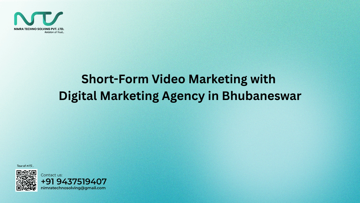 Digital marketing agency in Bhubaneswar using short-form video marketing on Reels and YouTube Shorts